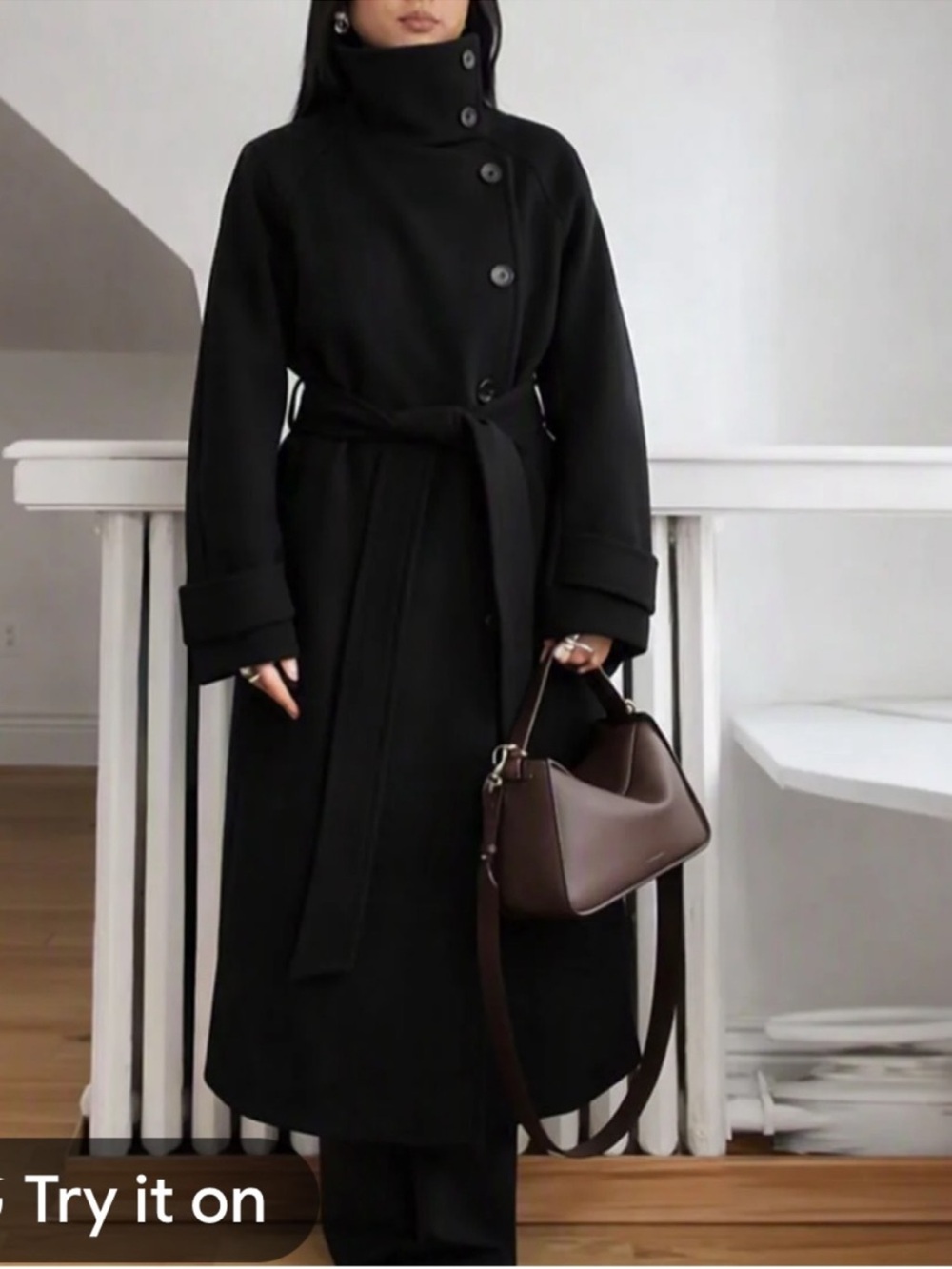 ZARA LONG WOOL COAT